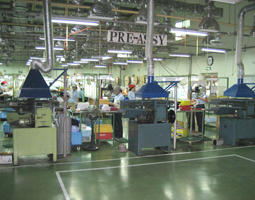 Cutting machine: 10 pcs (Kodera, Komax, RSAI, etc.